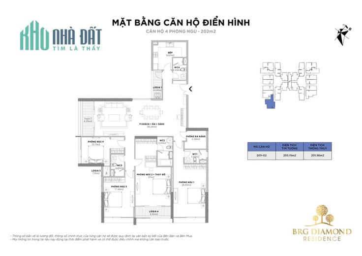 Bán căn góc 201m2 3 mặt thoáng cực đẹp BRG Lê Văn Lương