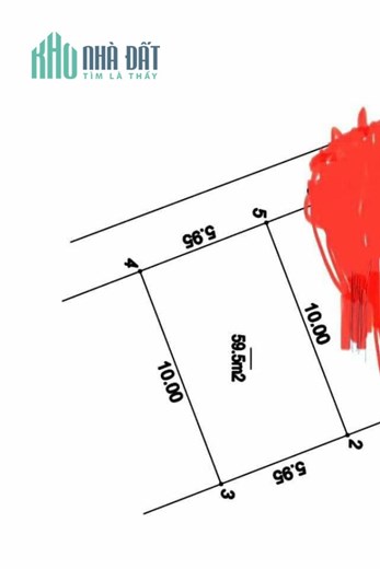Bán 59m2 đất Khánh Hà, Thường Tín, ô tô đỗ, sổ đỏ chính chủ.