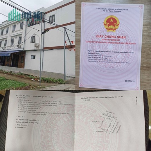 Chính chủ bán căn nhà  3 tầng, lô góc 2 mặt tiền tại Lệ Tảo, Nam Sơn, Kiến An, Hải Phòng.