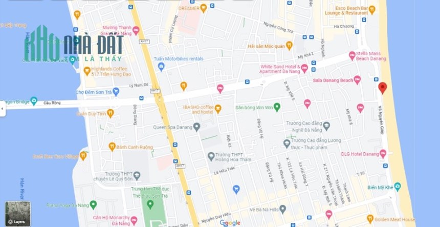 Đất Lâm Hoành, đi bộ 100m ra Biển Mỹ Khê, 86m2, 3.1 tỷ
