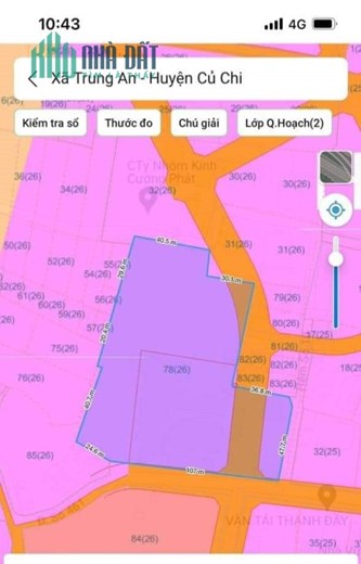 DT: 13.313,5m2 - Thổ cư 11444m2, đất ngay khu sầm uất Xã Trung An. Giá 75tỷ tl