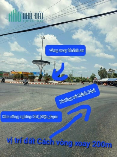 CHÍNH CHỦ CẦN BÁN ĐẤT KHU CÔNG NGHIỆP. U Minh, Cà Mau