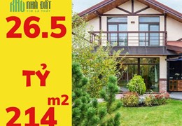 Biệt Thự Tuyệt Đẹp Him Lam Q7, 214m2, 2 tầng, ngang 10m, Giá 26.5 Tỷ, sân vườn thoáng mát