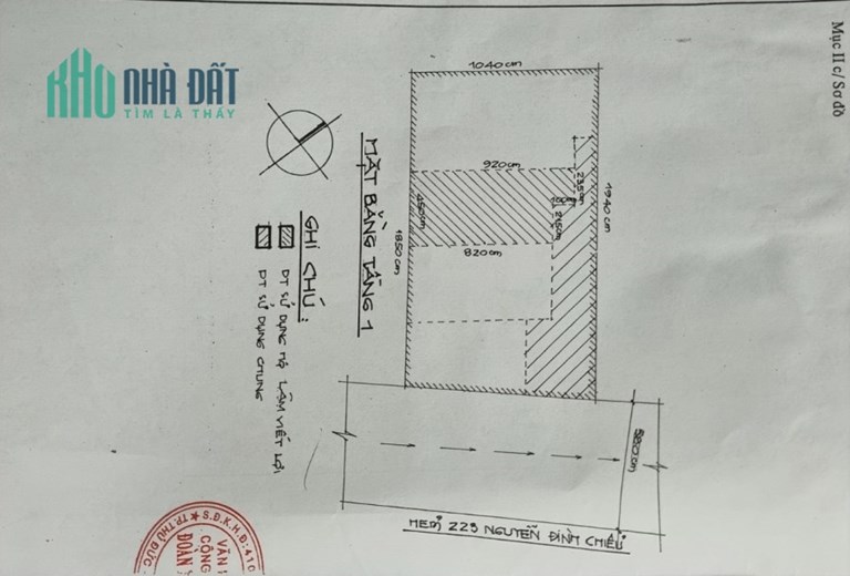 Bán Nhà hẻm 225 Nguyễn Đình Chiểu, phường 5, Quận 3. Thông Võ Văn Tần