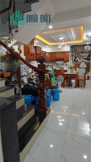 Nhà đẹp Huỳnh Văn Nghệ, Tân Bình – Hẻm 8m thông, 4 tầng, 70m2, chỉ 6.99tỷ
