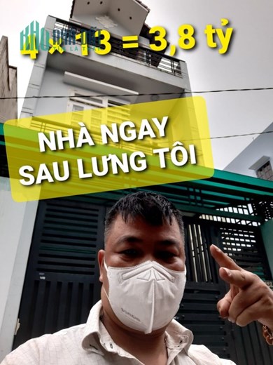 NGỘP - 4 tầng 52m2 có 3,8 tỷ Lê Văn Khương Hiệp Thành Quận 12 TpHCM