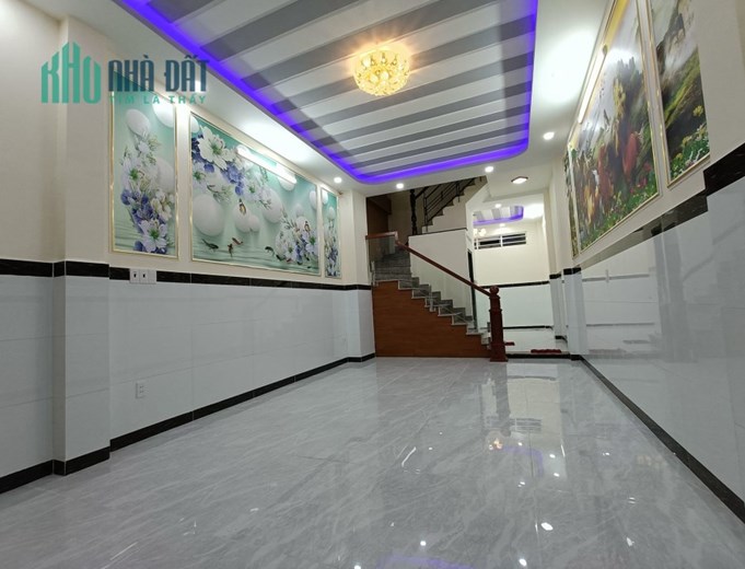 TÔI CHÍNH CHỦ HẺM XE HƠI LÊ  VĂN QUỚI , NHÀ 3 TẦNG ĐÚC MỚI 60 M2 GIÁ CHỈ  3.6  TỶ