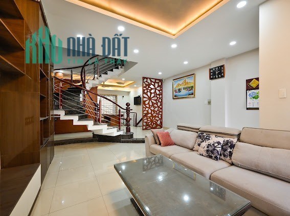 BÁN NHÀ MẶT TIỀN 96M2 NGANG 5.5 M 6 TẦNG 6 PHÒNG NGỦ NỘI THẤT XA HOA LÊ LAI 16 TỶ.
