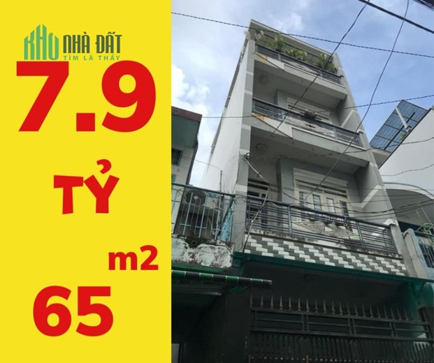 Bán HXH quay đầu Huỳnh Tấn Phát, 65m2, 2 tầng, Giá 7.6 Tỷ, Bình Thuận Quận 7