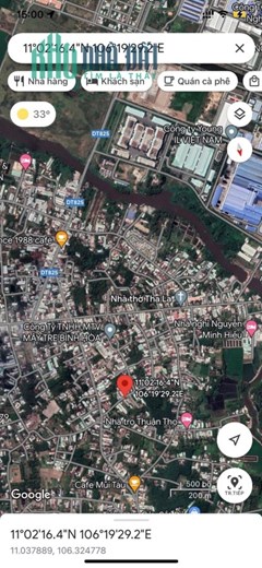 Bán đất ngay trung tâm chợ an hoà giáp KCN TTC Có lượng công nhân rất đông