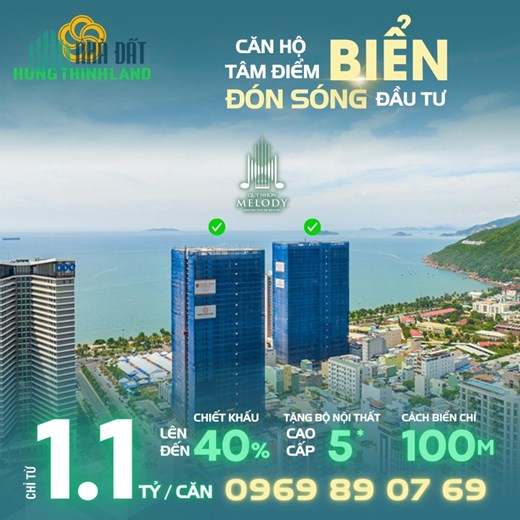 🏆 SỞ HỮU NGAY CĂN HỘ BIỂN XANH – DỰ ÁN QUY NHƠN MELODY LÀ LỰA CHỌN TUYỆT VỜI!