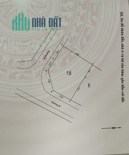 95M2 LÔ GÓC 2 MT TRỤC CHÍNH KINH DOANH DI TRẠCH HOÀI ĐỨC GẦN ĐƯỜNG 3,5