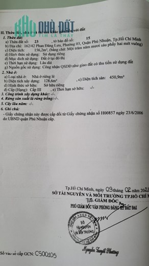 CHÍNH CHỦ BÁN NHÀ 162 PHAN ĐĂNG LƯU, GIÁ MỀM 25 TỶ