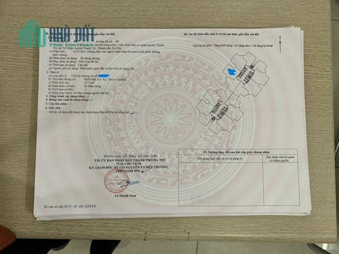 Cần tiền bán gấp căn 127m2 Giá 3,1 tỷ. Gần Quận Ủy Hoàng Mai