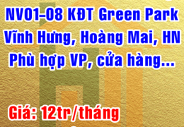 Chính chủ cho thuê nhà 5 tầng KĐT Green Park - Vĩnh Hưng, Hoàng Mai, Hà Nội