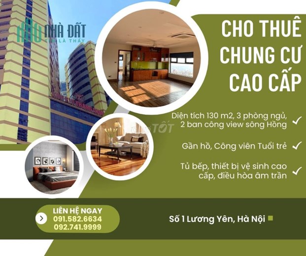 NHÀ MÌNH CÓ CĂN CHUNG CƯ SỐ 1 LƯƠNG YÊN,PHƯỜNG BẠCH ĐẰNG,QUẬN HAI BÀ TRƯNG,HÀ NỘI, CẦN CHO THUÊ.