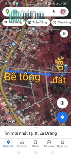 CHÍNH CHỦ Cần Bán Gấp Lô Đất Đẹp Vị Trí Đắc Địa Tại Thị Trấn Ea Drăng, Ea H'leo, Đăk Lăk