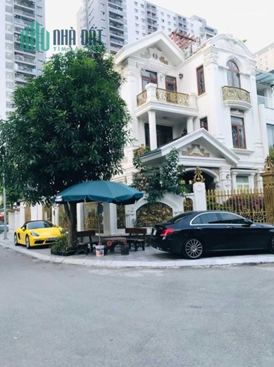 Bán siêu biệt thự Mỹ Đình-Đẳng cấp Đại Gia-Lô góc 2 mặt đường-3 ôto tránh, vỉa hẻ rộng bao