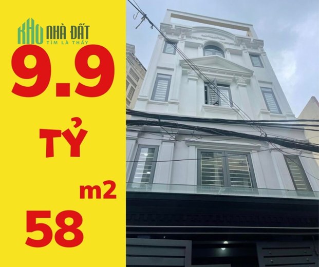 Nhà hiện đại HXH Lâm Văn Bền, 58m2, 4 tầng, 5.5m x 10.5m, Giá 9.9 Tỷ, Tân Kiểng Quận 7