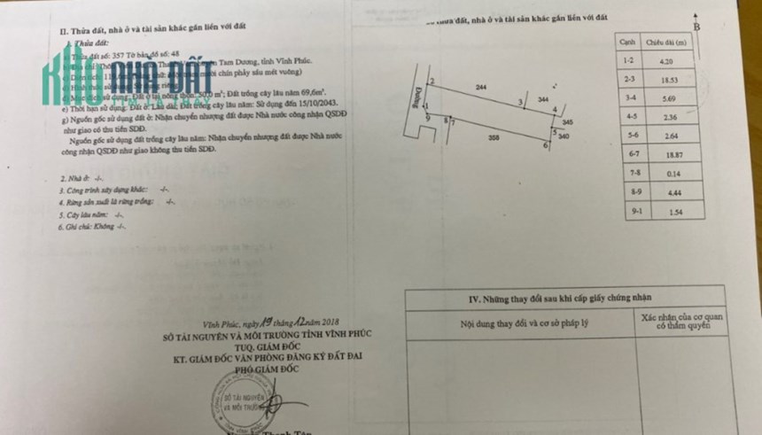Bán nhà tại thôn Viên Du, Thanh Vân, Tam Dương, Vĩnh Phúc - Giá chỉ 1,2 tỷ