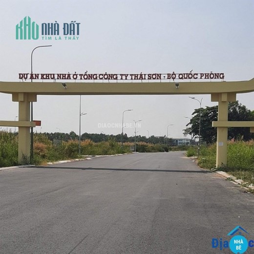 Tôi cần bán gấp nền đất BT Thái Sơn 1, sổ sẵn, 55tr/m2 xây dựng liền. LH 0902 534 990 Đức