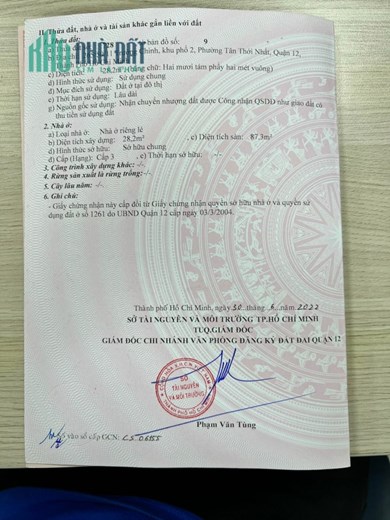 CẦN BÁN GẤP MẶT BẰNG KINH DOANH CHỢ LẠC QUANG Q12