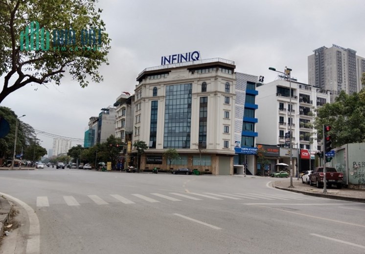 Bán Tòa Nhà Mặt phố quận Cầu Giấy, Lô Góc, mặt tiền rộng 23m. DT: 160m2, 8 Tầng. Gía nhỉnh: 80 Tỷ