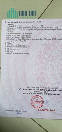 Chính Chủ Vì Hết Tiền Đầu Tư Nên Cần Bán Đất Giá Rẻ Gần Chợ Phi Thông