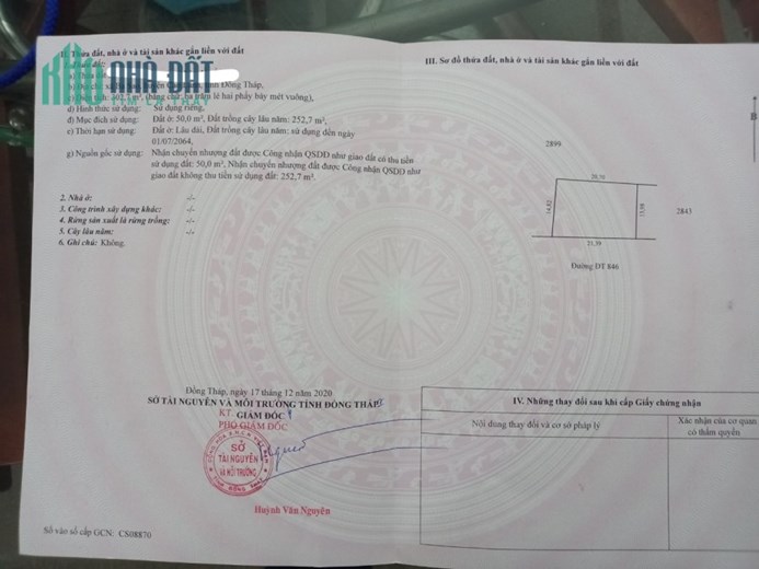 CHÍNH CHỦ CẦN BÁN NHANH Lô Đất Vị Trí Đẹp Tại Xã Ba Sao, Huyện Cao Lãnh, Đồng Tháp