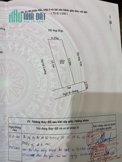 Bán nhà ngõ 132 Phương Lưu diện tích 58m x 3 tầng ngõ ô.tô GIÁ 3.39 tỉ mới đẹp