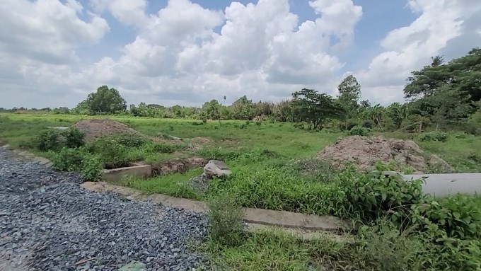 ban đất mat tiền duong tam tân, xã tan an hội, củ chi, dien tich 500m2