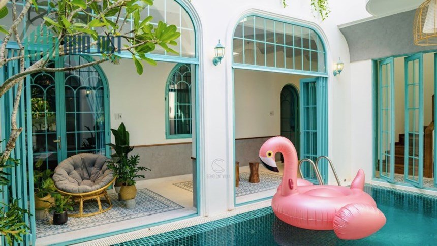 🔥HOT HOT Chủ nhiệt bán hạ chào 2 tỷ Villa siêu xinh có cả hồ bơi 200m2 khu Nam Việt Á 🔥