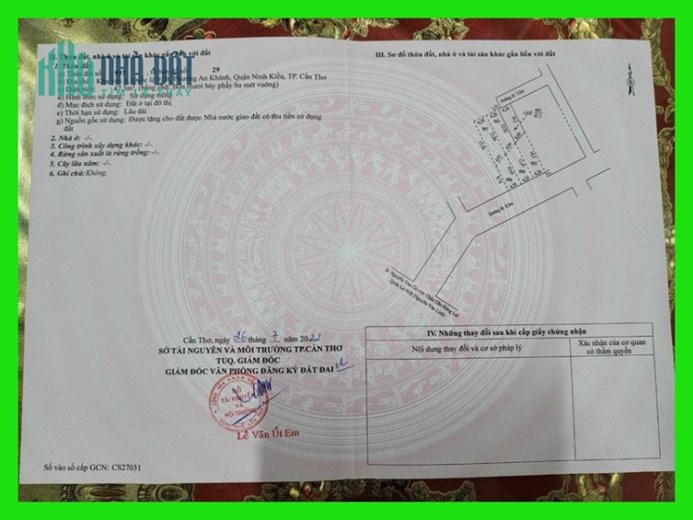 BÁN NỀN TRỤC CHÍNH HẺM 11 ĐA KHOA TW 3.350 TY