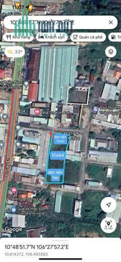 NGỘP TIỀN bán gấp ĐẤT KHO XƯỞNG,đường Tỉnh Lộ 10,ngang 10x64m