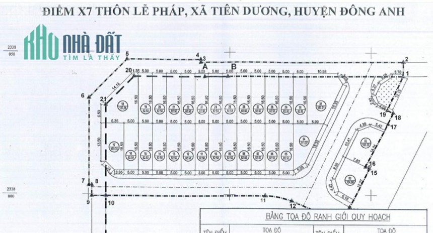 Chính Chủ Gửi Bán 82,5m đất đấu Giá X7 Lễ Pháp, Tiên Dương