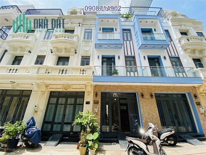 Chính chủ bán nhà 4 tầng Đ Tô Hiệu 4x16m SHR đường ô tô 12m ,  giá 8.3 tỷ /căn
