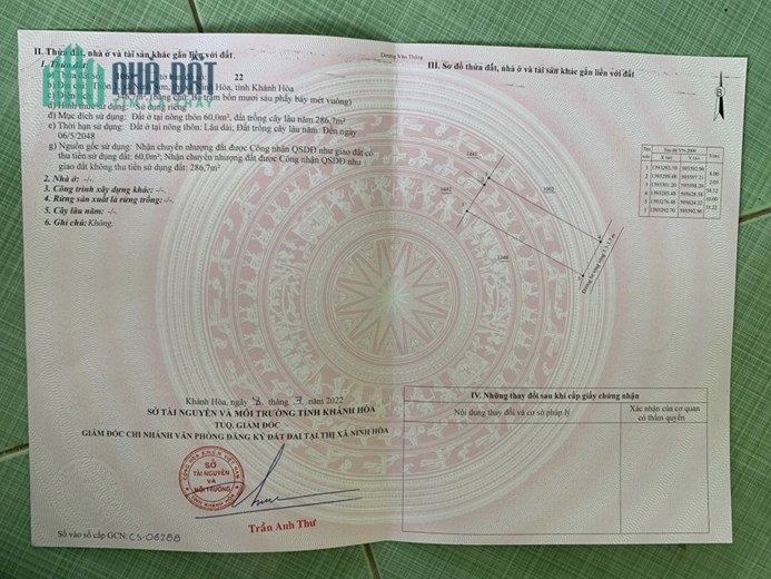 Đất Ninh Sơn, Ninh Hòa 346m2 Giá đầu tư 970tr