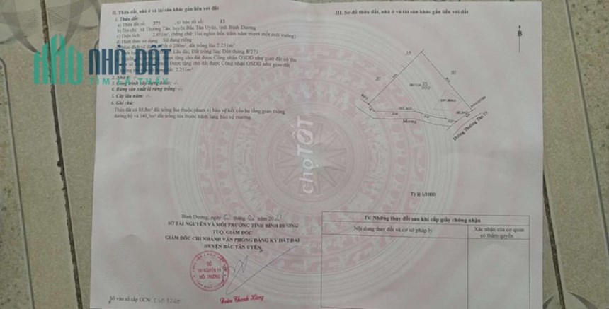 Cần Bán Đất Nhà Ở, Nhà Trọ Vườn Bưởi Tại Xã Thường Tân