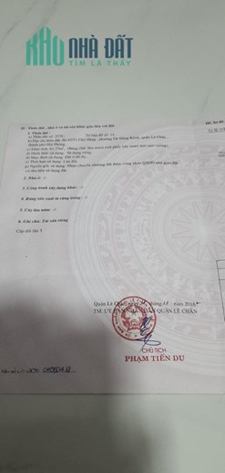 Chính chủ cần bán  nhà  2 t ầng ở phường Dư Hàng  Kênh, quận Lê Chân , thành phố Hải Phòng