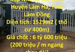 CHÍNH CHỦ CẦN BÁN Gấp Nhà Xã Mê Linh, Huyện Lâm Hà, Tỉnh Lâm Đồng