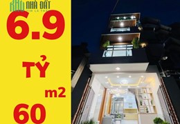 PHỐ LIỀN KỀ - MỚI HIỆN ĐẠI, 60m2, 4 tầng, Giá 6.9 Tỷ, full nội thất cao cấp