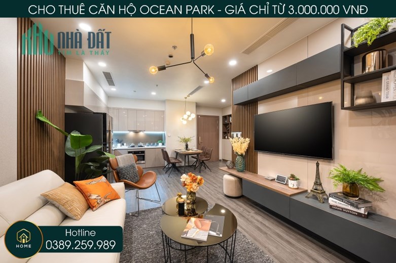 CHO THUÊ NHÀ VINHOMES OCEAN PARK RẺ NHẤT THỊ TRƯỜNG TỪ 4 TRIỆU, CAM KẾT DV VẬN HÀNH 24/7