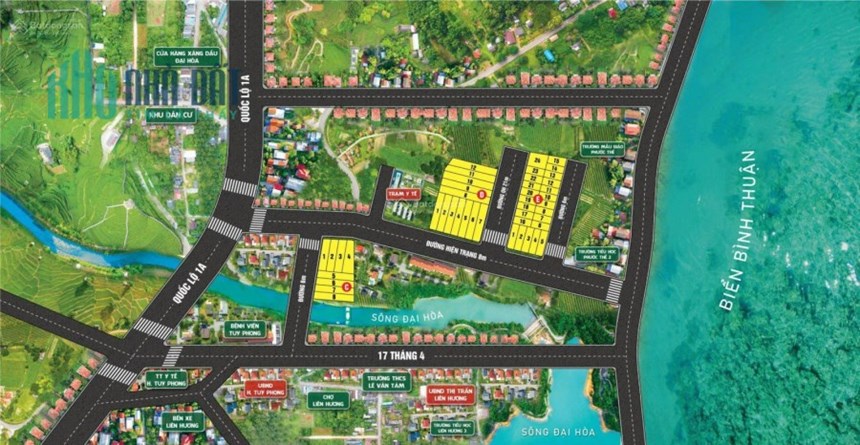Chính chủ cần bán lô đất nền thổ cư tại Tuy Phong - Bình Thuận giá 1tỷ330