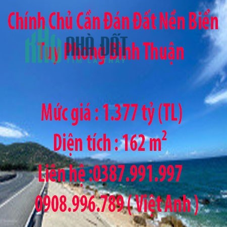 Chính Chủ Cần Đán Đất Nền Biển Tuy Phong Bình Thuận