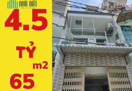 BÁN GẤP Nhà Mặt Tiền Đường Số 14, 65m2, 2 tầng, 6.5m x 15.3m, Giá 4.5 Tỷ, Phường Tân Quy Quận 7
