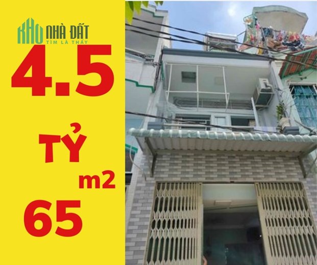 BÁN GẤP Nhà Mặt Tiền Đường Số 14, 65m2, 2 tầng, 6.5m x 15.3m, Giá 4.5 Tỷ, Phường Tân Quy Quận 7