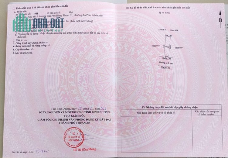 Bán đất đẹp tiềm năng lợi nhuận tại khu nhà ở thương mại Phú Hồng Thịnh III, An Phú, TP Thuận An,