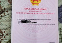 Chính chủ bán nhà 3 tầng mặt tỉnh lộ 417 Xã Thọ Xuân, Huyện Đan Phượng, Hà Nội.