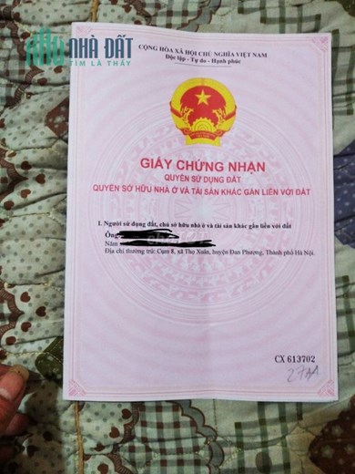 Chính chủ bán nhà 3 tầng mặt tỉnh lộ 417 Xã Thọ Xuân, Huyện Đan Phượng, Hà Nội.
