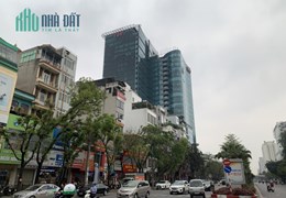 Mặt phố Hoàng Quốc Việt Cầu Gíây, vỉa hè sân bay, 420m thông sàn